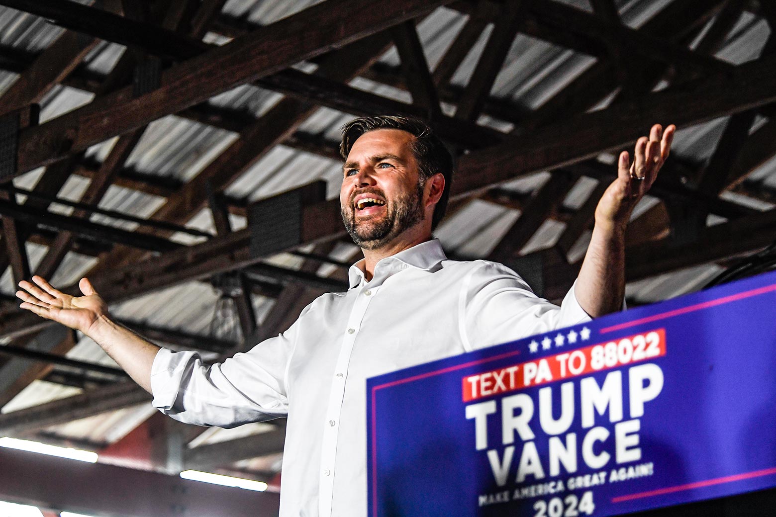 J.D. Vance turned his campaign rallies into press conferences.