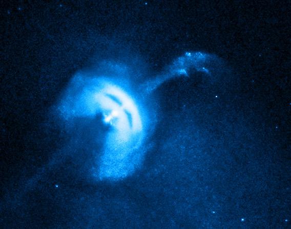 X-ray image of the Vela pulsar
