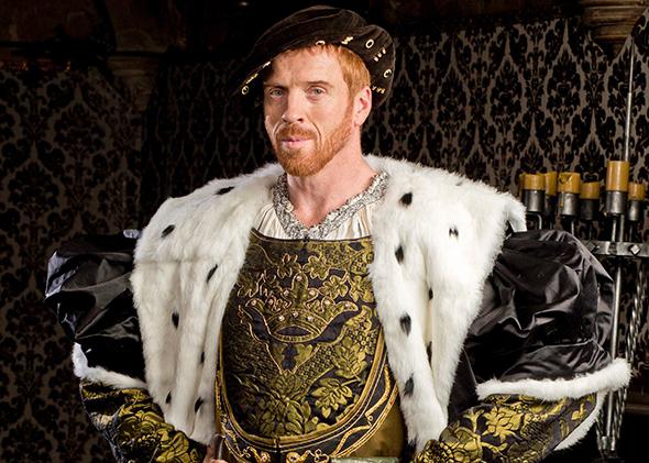 Damian Lewis as King Henry VIII, in Wolf Hall.