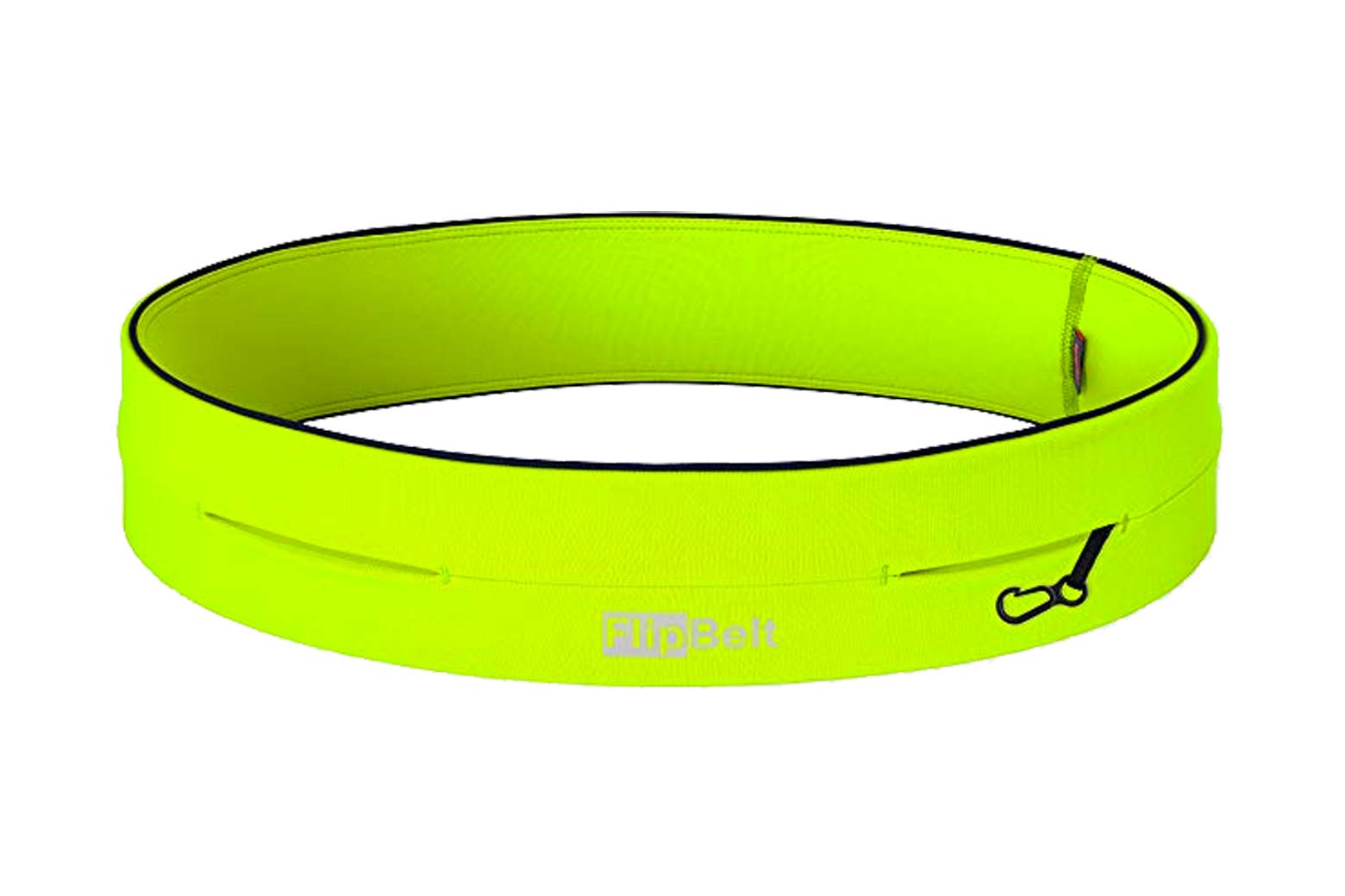 FlipBelt, in neon green.