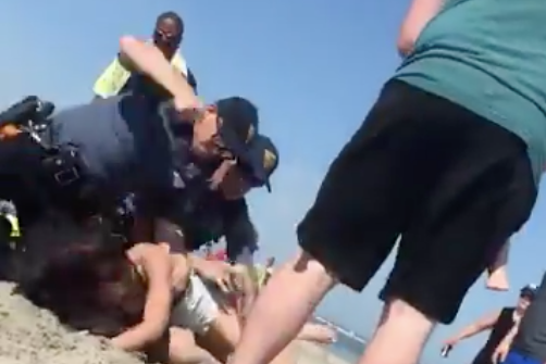 Statist maggots get away with it: New Jersey poLICE Officers Who Repeatedly Punched Beachgoer Will Not Face Charges Fffd2738-6114-4efe-84a2-b0b085280a11